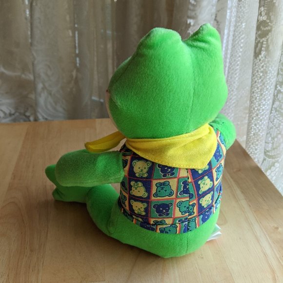 Frogs 5 item Bundle - Plush, Croaking, & Wooden - Picture 10 of 15